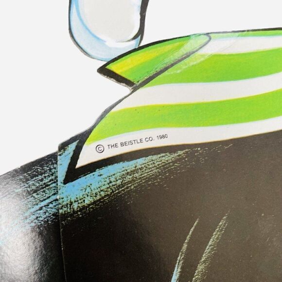 Vintage 1980 Beistle Large 52" Scarecrow Jointed Die Cut Halloween Fall Autumn - Picture 2 of 8